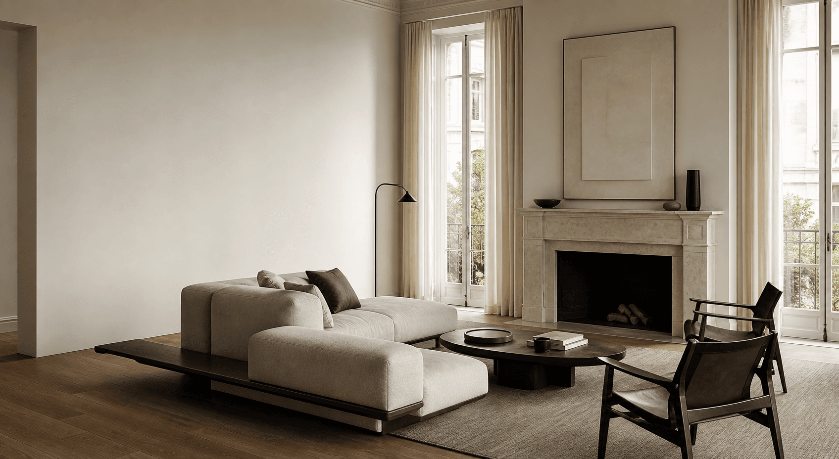 A quiet luxury residential interior